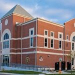 photo of the exterior of a brick law enforcement building