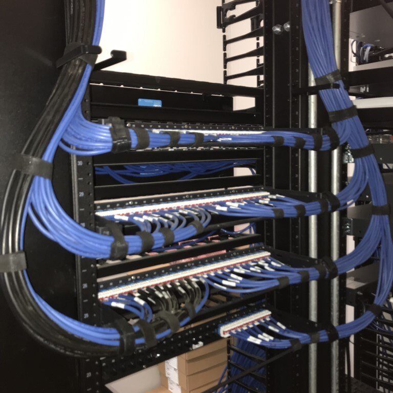 Low volt cabling work by Decker Electric