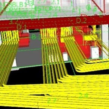 Electrical cabling layout model