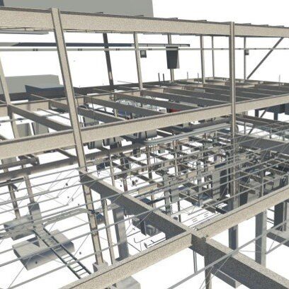 industrial design-build electrical rendering